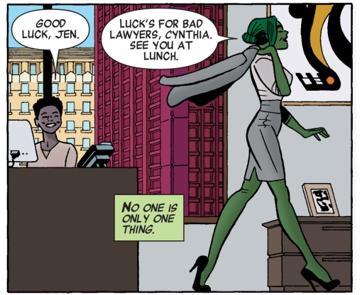 Panel from She-Hulk #1.