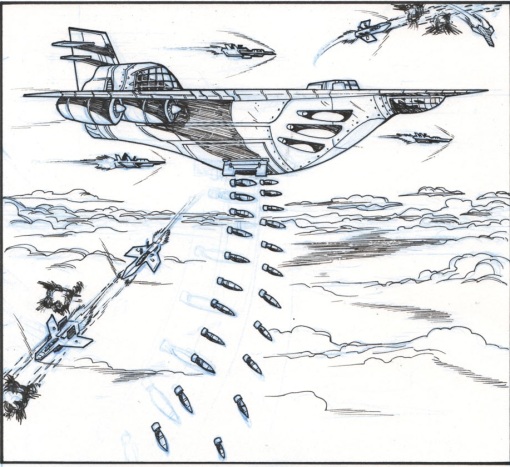Inset panel from Letter 44 #15, incredibly drawn by Alberto Jimenez Albuquerque!